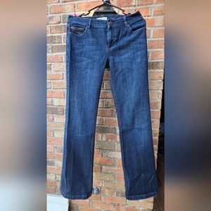 White House Black Market Dark Blue Straight Leg Jeans